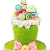 December Diamonds 17.5" Green Candy Hat Christmas Decoration 08-08697
