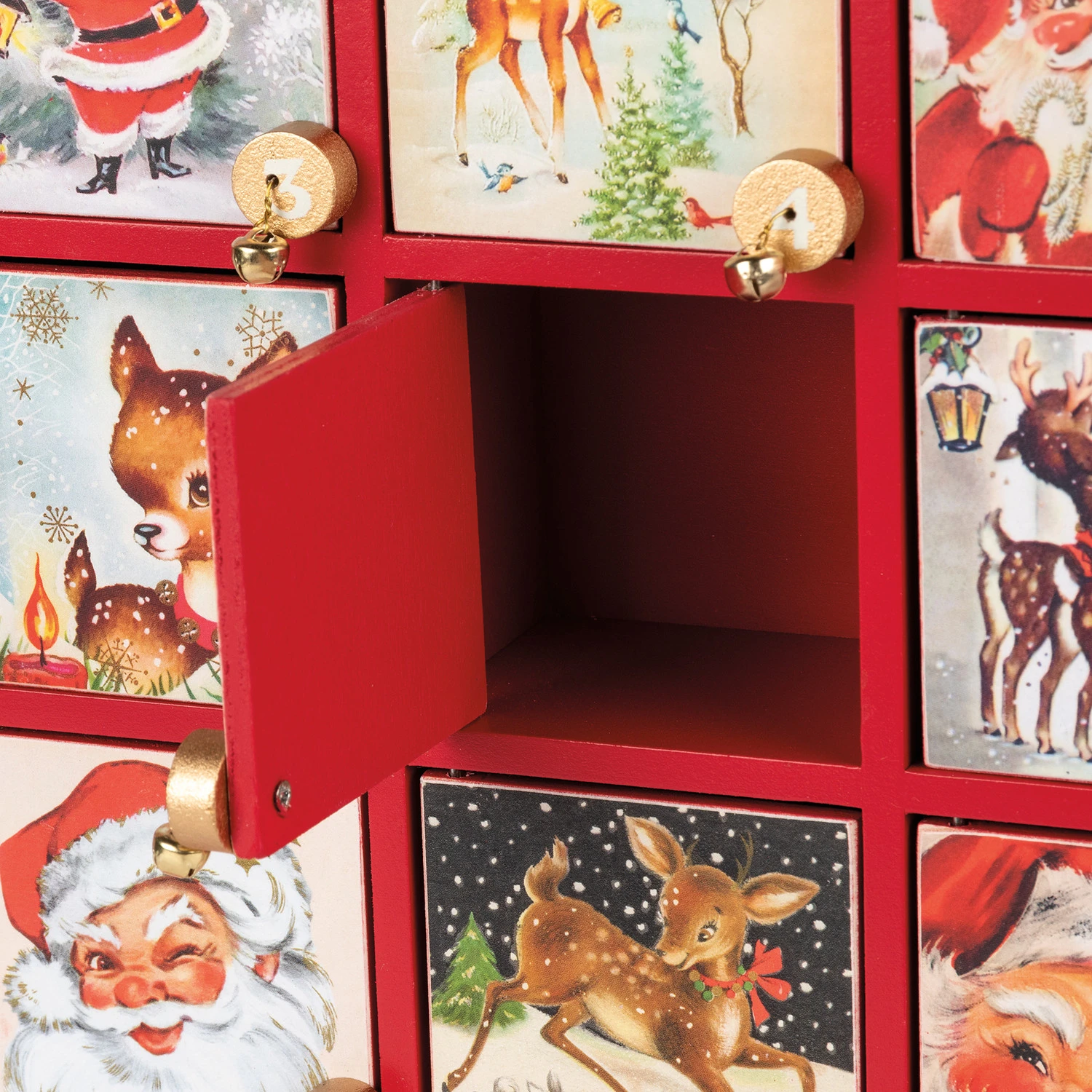 Primitives By Kathy Vintage Santa Claus Advent Calendar Christmas Countdown 115344 3 Primitives By Kathy Vintage Santa Claus Advent Calendar Christmas Countdown 115344 - Image 3