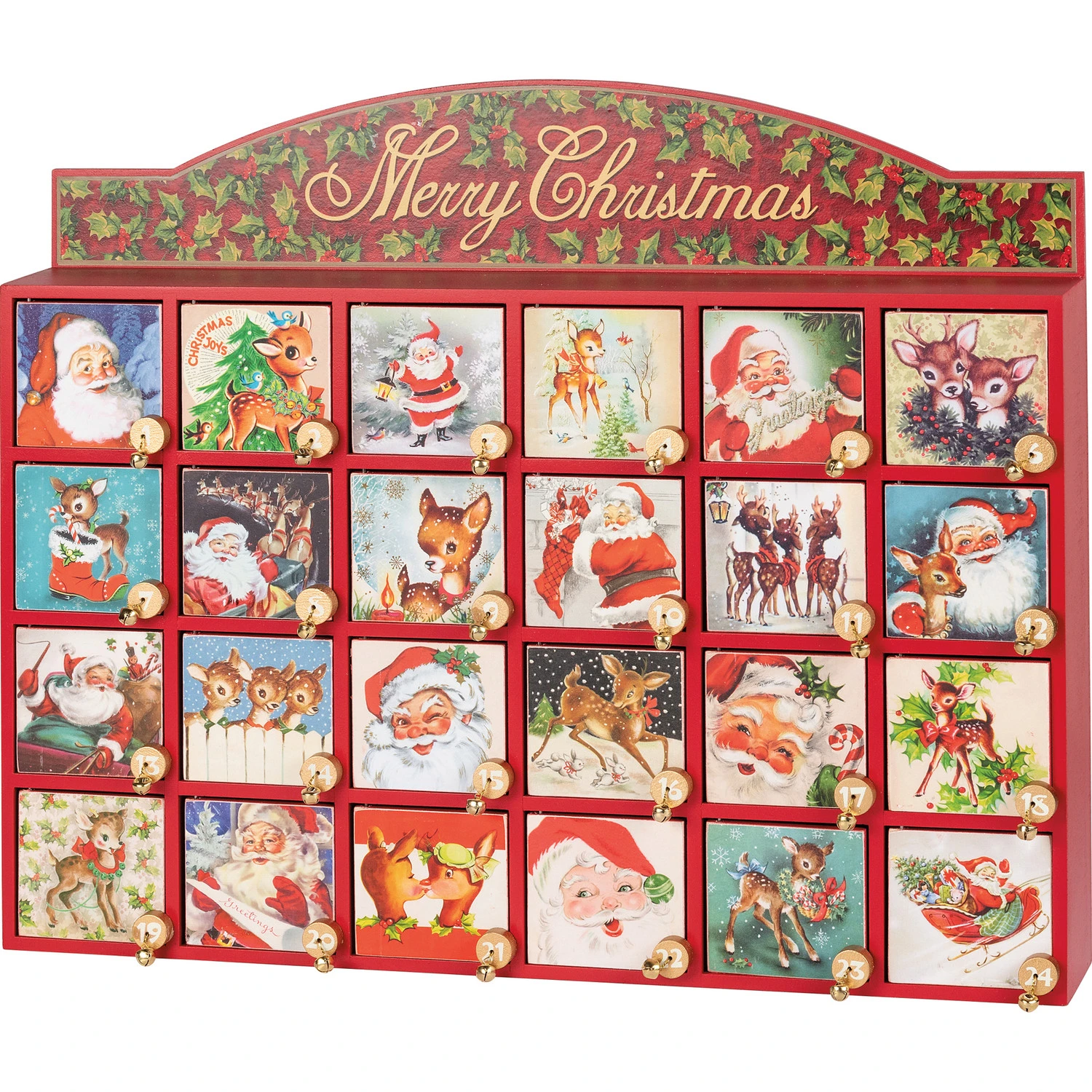 Primitives By Kathy Vintage Santa Claus Advent Calendar Christmas Countdown 115344 1 Primitives By Kathy Vintage Santa Claus Advent Calendar Christmas Countdown 115344