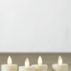 Liown 1.5" Set Of 4 Moving Flame Tealight Battery Candle 18225