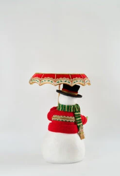 Katherine's Collection All The Trimmings Snowman With Serving Tray Umbrella 28-228569 -Xmas Ornaments Shop 28 228569 4 77394.1643831033