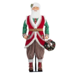 Katherine's Collection 64" Life Size Seasoned GreetingsPapa Nicolas Nutmeg Doll 28-328727