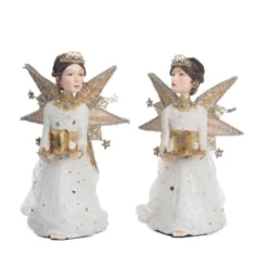 Katherine's Collection 9.5" Celestial Angel Candle Holders Set Of 2 28-328836 -Xmas Ornaments Shop 28 328836 1 43234.1679496206