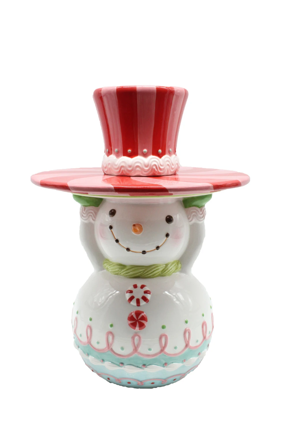 December Diamonds 20" Candy Snowman Server Christmas Decoration 29-29303 1 December Diamonds 20" Candy Snowman Server Christmas Decoration 29-29303