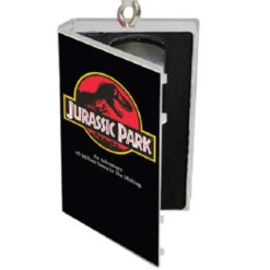 Hallmark 3" VHS Jurassic Park Movie Christmas Ornament 2HCM9592