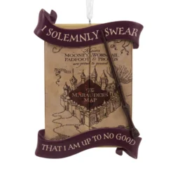 Hallmark Harry Potter Marauders Map Christmas Ornament 3HCM0887