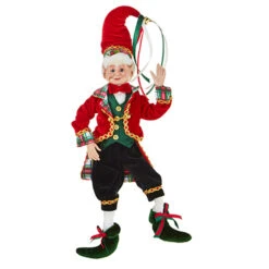 Raz 16" Tartan Plaid Posable Elf Christmas Figure 4202315 7 Raz 16" Tartan Plaid Posable Elf Christmas Figure 4202315 -Xmas Ornaments Shop 4202315b 04191.1647961731