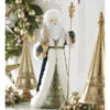 Raz 22.25" Emerald Green Santa With Staff Christmas Decoration 4210227