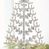 Raz 17" Crystal Jeweled Tree With Gold Glitter Christmas Decoration 4213512