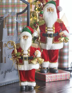 Raz 21.25" Or 24" Traditional Santa Christmas Figure