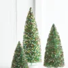 Raz Multi Color Sequined Bottle Brush Tree Christmas Decoration 4219102