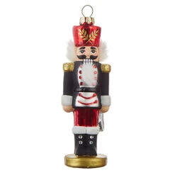Raz 5.75" Nutcracker Glass Christmas Ornament 4220229 -Xmas Ornaments Shop 4220229a 75190.1649259781
