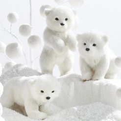 Raz 6.25" Polar Bear Cub Christmas Ornament 4250102