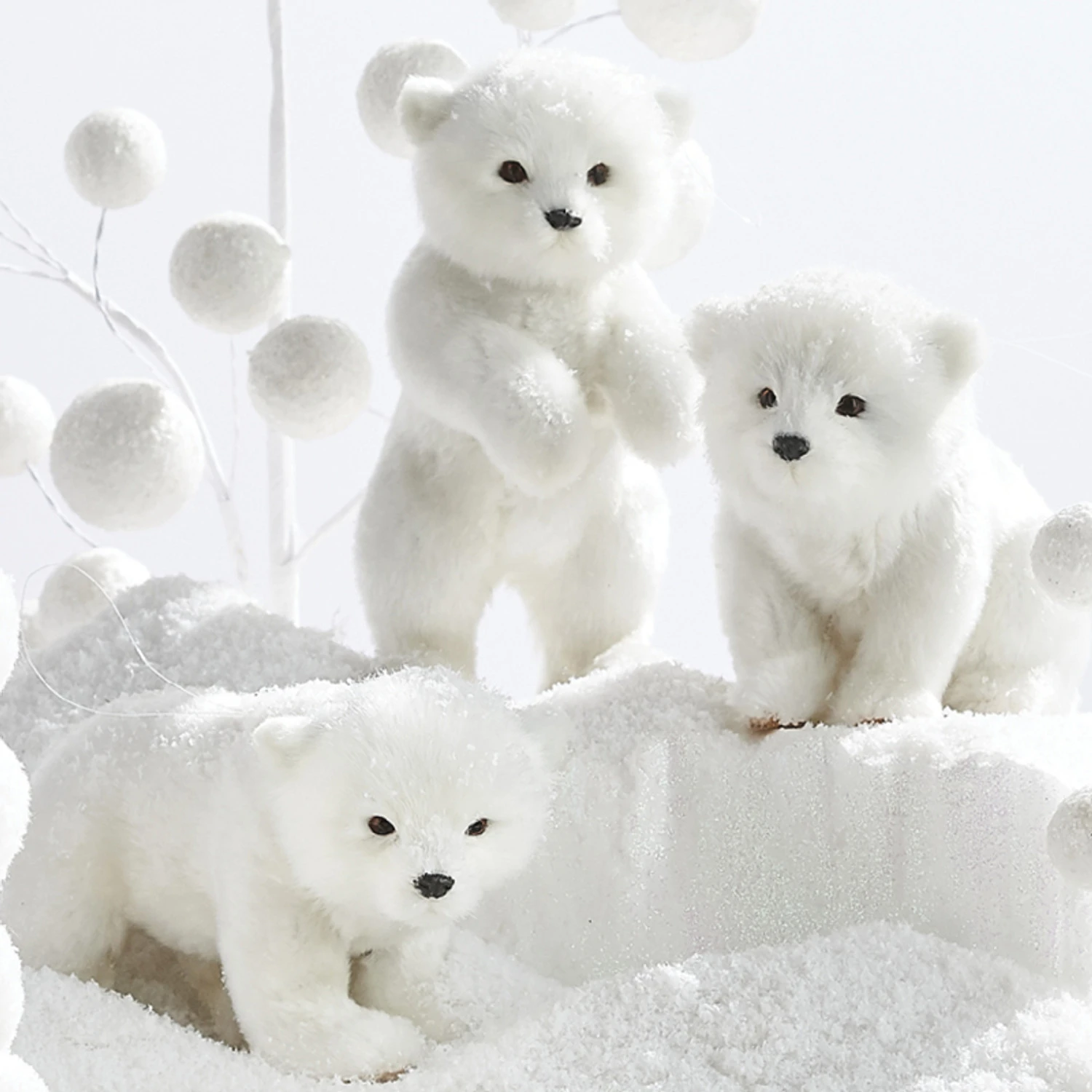 Raz 6.25" Polar Bear Cub Christmas Ornament 4250102 1 Raz 6.25" Polar Bear Cub Christmas Ornament 4250102