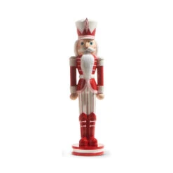 Raz 23.75" Peppermint Red And Pink Nutcracker Christmas Decoration 4301601 -Xmas Ornaments Shop 4301601b 38883.1680811805