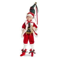Raz 16" Red And Plaid Posable Christmas Elf Figure 4302355 -Xmas Ornaments Shop 4302355b 44907.1686778657