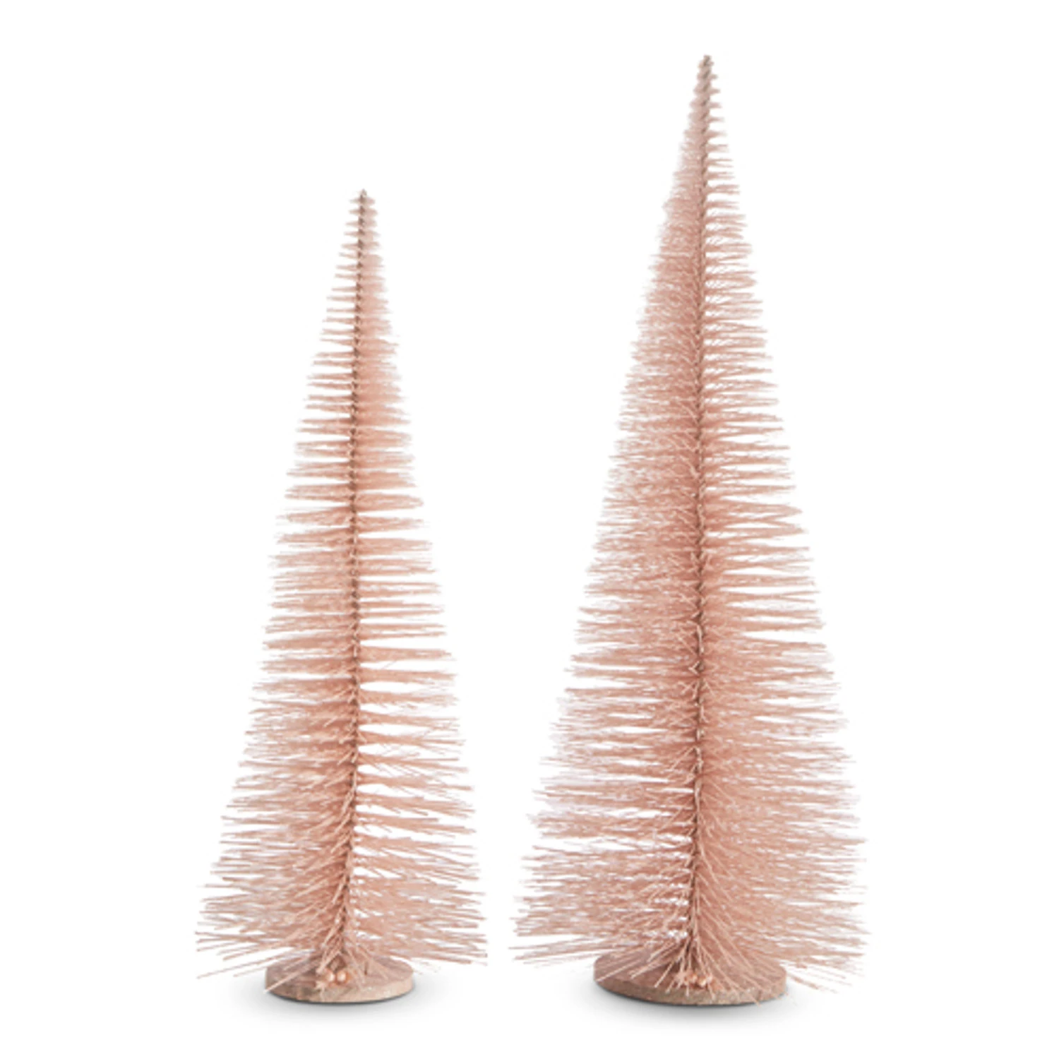 Raz 39" Large Pink Bottle Brush Christmas Tree Set 4306106 2 Raz 39" Large Pink Bottle Brush Christmas Tree Set 4306106 - Image 2