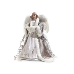 Raz 16" Angel Christmas Tree Topper Purple Or White 4315546 -Xmas Ornaments Shop 4315546b 71924.1683047920