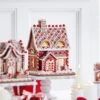 Raz 12" Lighted Realistic Gingerbread House Christmas Decoration 4316086
