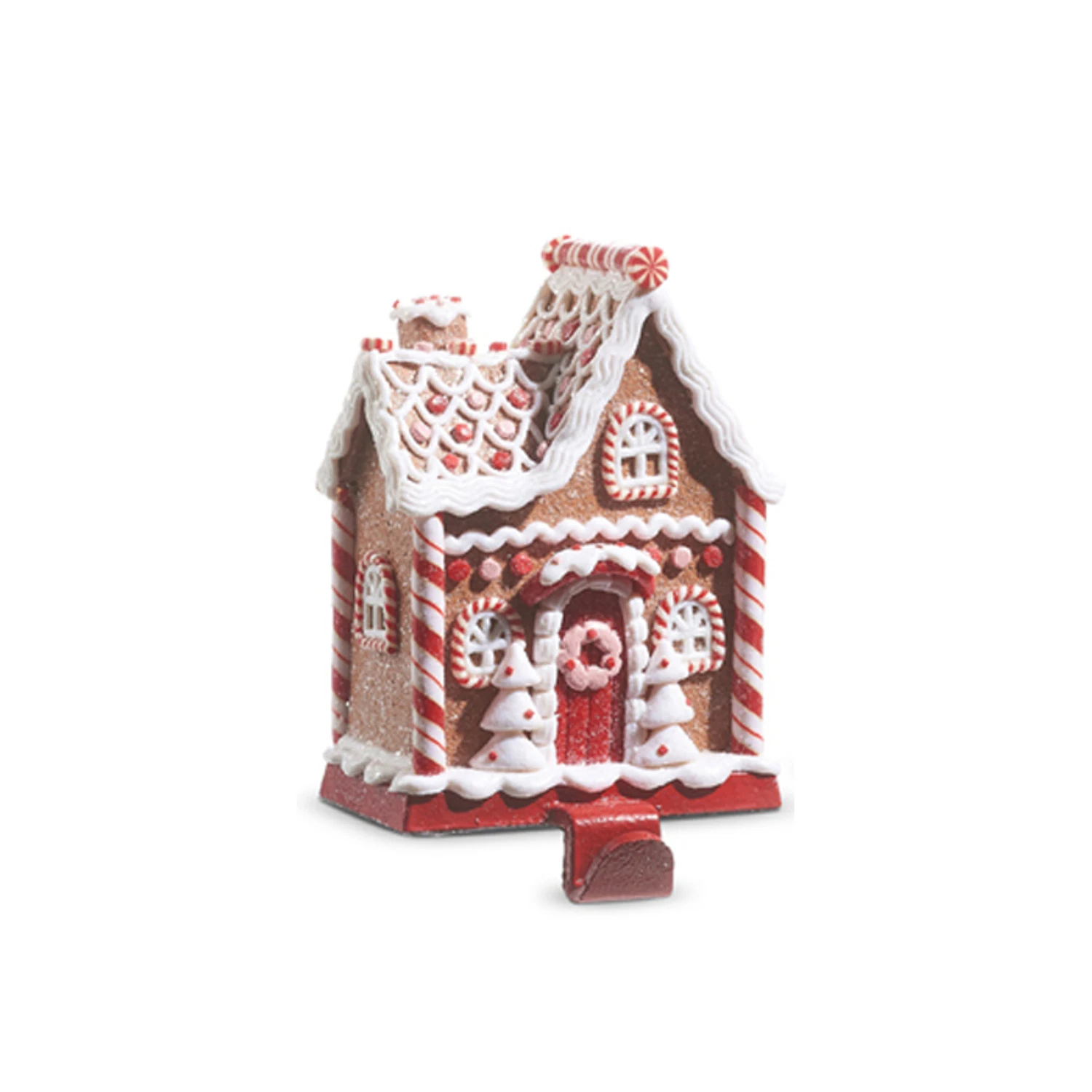 Raz 6.5" Gingerbread Stocking Holder 4316090 2 Raz 6.5" Gingerbread Stocking Holder 4316090 - Image 2