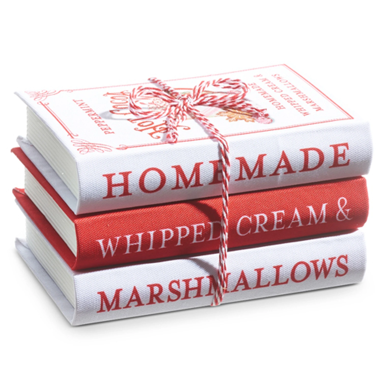 Raz 8" Hot Cocoa Faux Book Stack Christmas Decoration 4316112 1 Raz 8" Hot Cocoa Faux Book Stack Christmas Decoration 4316112