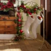 Raz 42.5" Gold Scrollwork Stocking Holder Stand 4317036