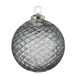 Raz 4" Or 5" Clear Diamond Cut Ball Glass Christmas Ornament 5 Raz 4" Or 5" Clear Diamond Cut Ball Glass Christmas Ornament -Xmas Ornaments Shop 4319530 10923.1683658010