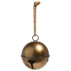 Raz 7.75", 10.5", Or 13.75" Antiqued Gold Jingle Bell Metal Christmas Ornament -Xmas Ornaments Shop 4321300 17869.1684157121