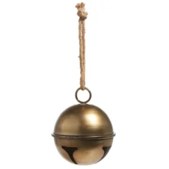 Raz 7.75", 10.5", Or 13.75" Antiqued Gold Jingle Bell Metal Christmas Ornament -Xmas Ornaments Shop 4321301 90382.1684157116