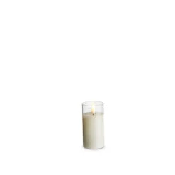 Uyuni Moving Flame Clear Glass Ivory Pillar Battery Candle -Xmas Ornaments Shop 4324003 38816.1691673407