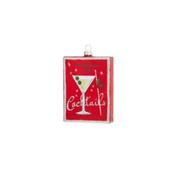 Raz 5" Holiday Cheers And Cocktail Glass Christmas Ornament 4324526 -Xmas Ornaments Shop 4324526a 57830.1684848909
