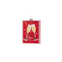 Raz 5" Holiday Cheers And Cocktail Glass Christmas Ornament 4324526 -Xmas Ornaments Shop 4324526b 25748.1684848913