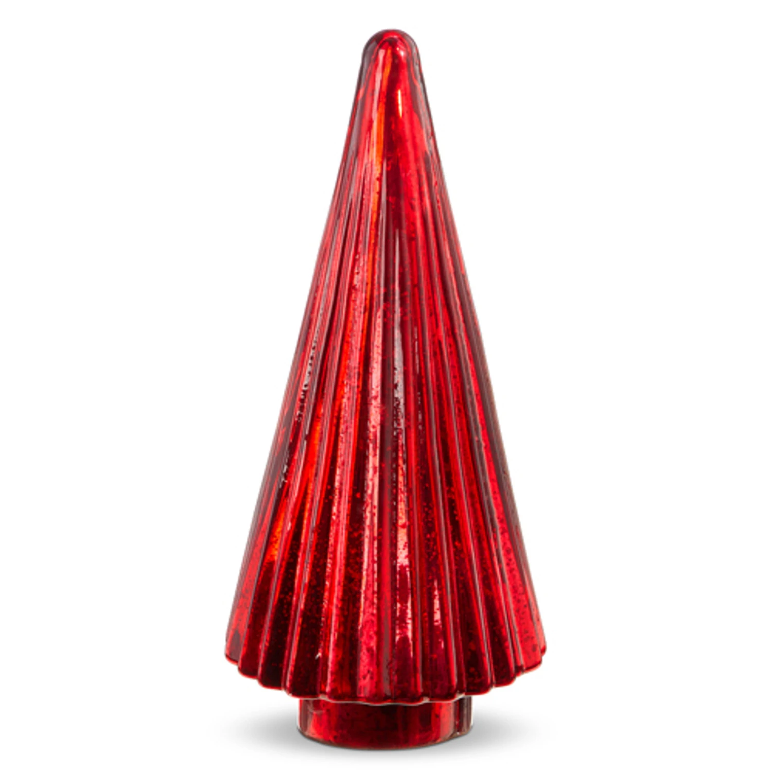 Raz 11.75" Or 15" Red Glass Tree Christmas Decoration 3 Raz 11.75" Or 15" Red Glass Tree Christmas Decoration - Image 3