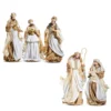 Raz Gold And Ivory Holy Family And Wisemen Nativity Set