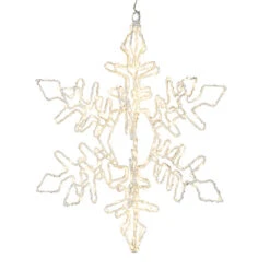 Raz 15.75" Or 19.5" Hanging Lighted Snowflake Christmas Decoration -Xmas Ornaments Shop 4340625 99074.1685045347