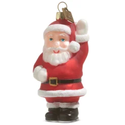Raz Eric Cortina 3.5" Or 8" Waving Santa Blow Mold Glass Christmas Ornament -Xmas Ornaments Shop 4353153 1 78469.1691093522