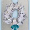 Cody Foster 18" Frosted Village Vintage Inspired Putz Christmas House Wreath CD-1965