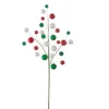 Raz 31" Red, Green, And White Ball Christmas Tree Spray F4202329