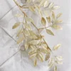 Raz 26.75" Gold Glittered Laurel Leaf Christmas Tree Spray F4206740