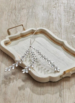 Raz 23.5" Crystal Jeweled Spray With Gold Glitter Christmas Tree Accessory F4313511