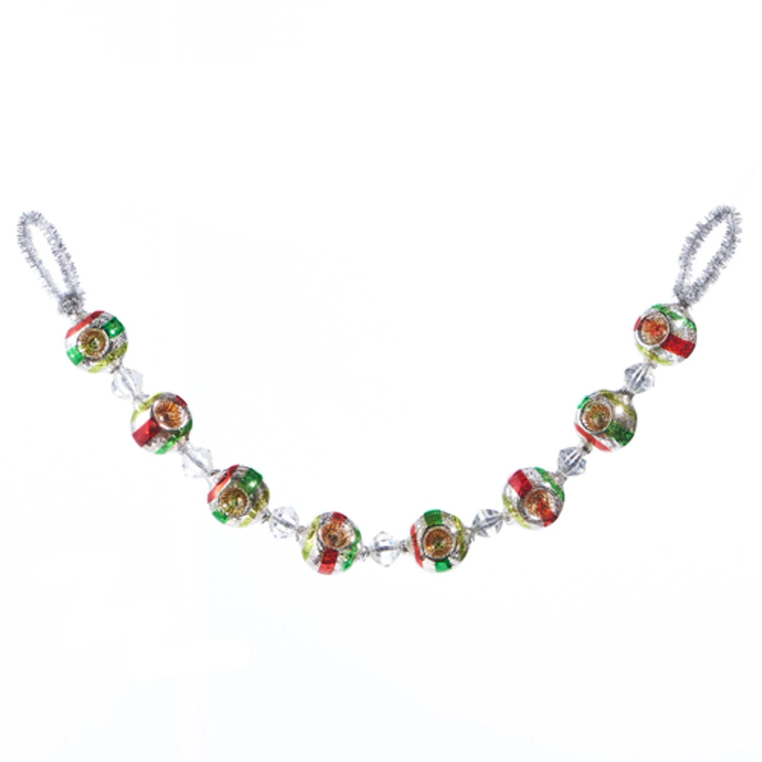 Raz 26" Vintage Ornament Christmas Tree Garland G4324553 2 Raz 26" Vintage Ornament Christmas Tree Garland G4324553 - Image 2