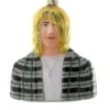 Cody Foster 4.75" Kurt Cobain Nirvana Glass Christmas Ornament GO-8069