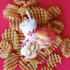 Cody Foster 5" Fast Food Chicken Sandwich Glass Christmas Ornament GO-8337