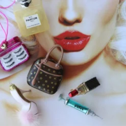 Cody Foster 4" Luxury Handbag Glass Christmas Ornament GO-8685-BR -Xmas Ornaments Shop GO 8685 BR GO 6950 edit 20160.1692035407