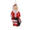 Cody Foster 4.5" Santa Blow Mold Glass Christmas Ornament GO-8881