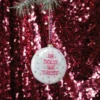 Cody Foster 5" In Dolly We Trust Glass Christmas Ornament GO-9316