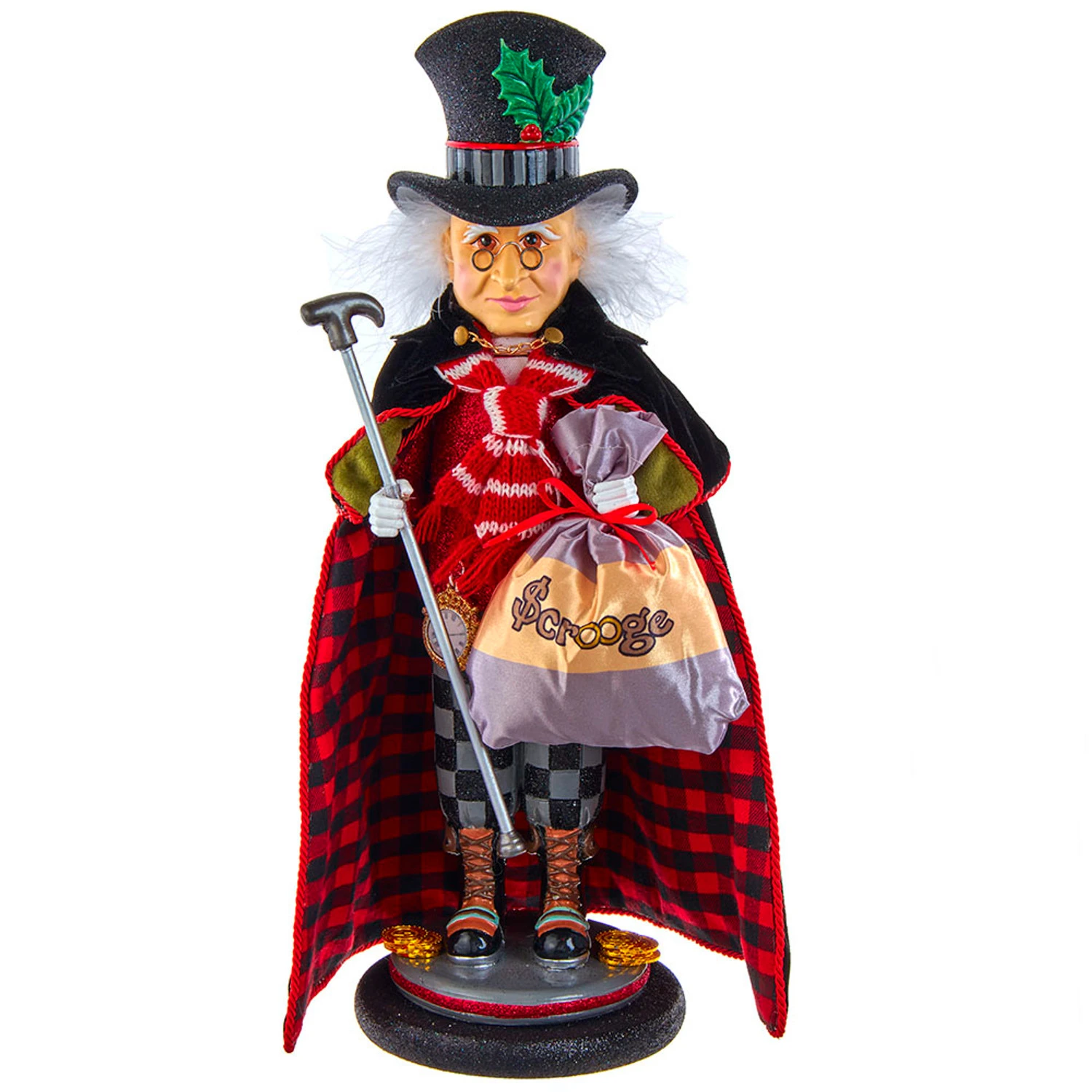 Kurt Adler 17" Hollywood Nutcrackers Scrooge Christmas Nutcracker HA0615 1 Kurt Adler 17" Hollywood Nutcrackers Scrooge Christmas Nutcracker HA0615