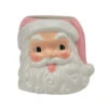 December Diamonds Pink Santa Planter Head Christmas Decoration 29-29743