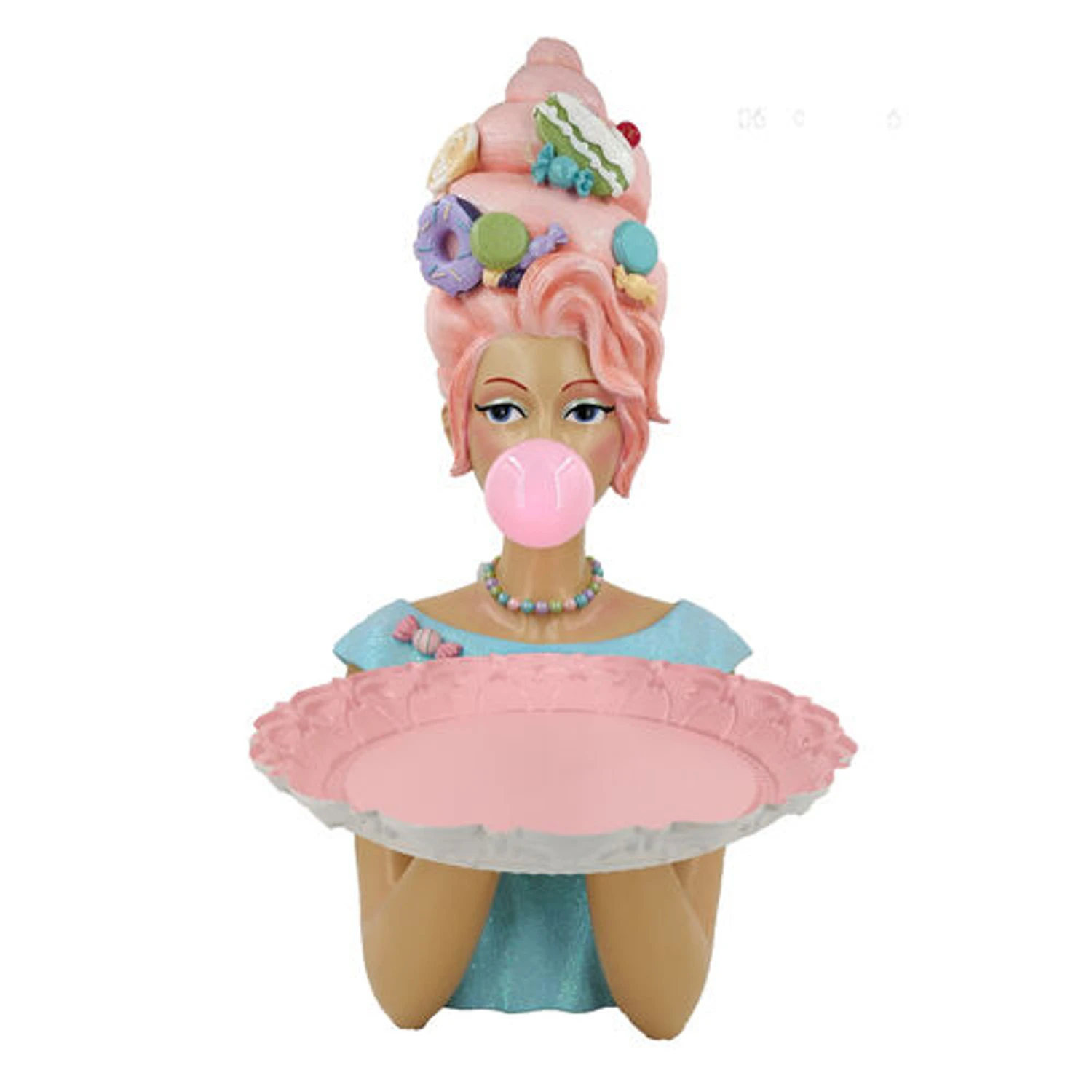December Diamonds 20" Cotton Candy Bubblegum Queen Serving Tray Christmas Decoration 55-55706 1 December Diamonds 20" Cotton Candy Bubblegum Queen Serving Tray Christmas Decoration 55-55706
