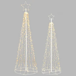 Raz 4.5' Or 6' Lighted Tree Outdoor Christmas Decoration